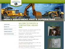 Tablet Screenshot of forestryconstruction.com